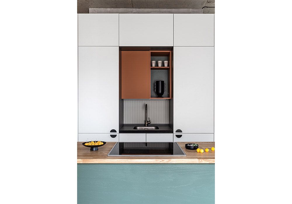 Северная сдержанность и южный темперамент в однокомнатной квартире - фото №29