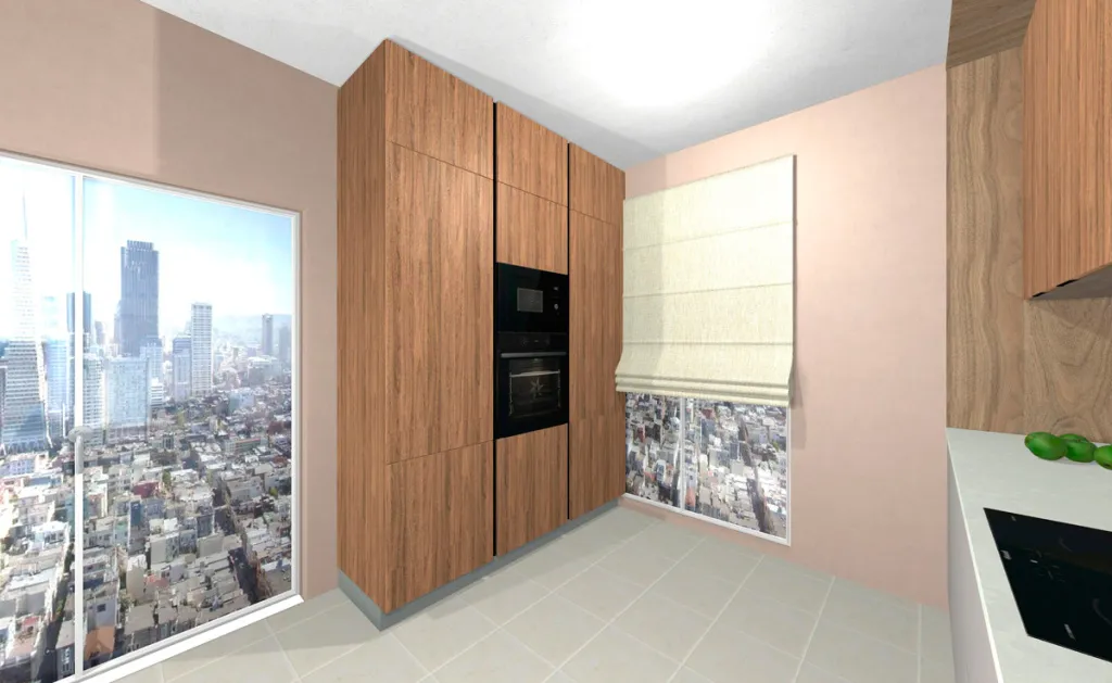 Кухня и вся мебель для большой семьи в просторной петербургской квартире - фото №5