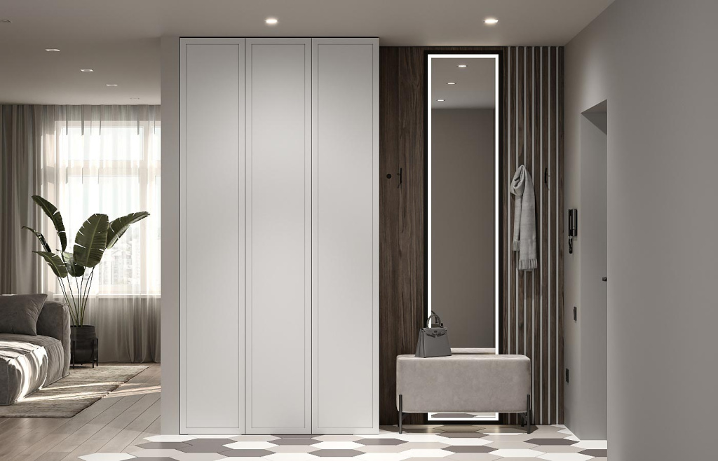 Идеи дизайна прихожей в скандинавском стиле - фото №5