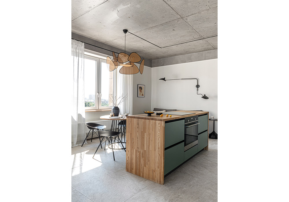 Северная сдержанность и южный темперамент в однокомнатной квартире - фото №9