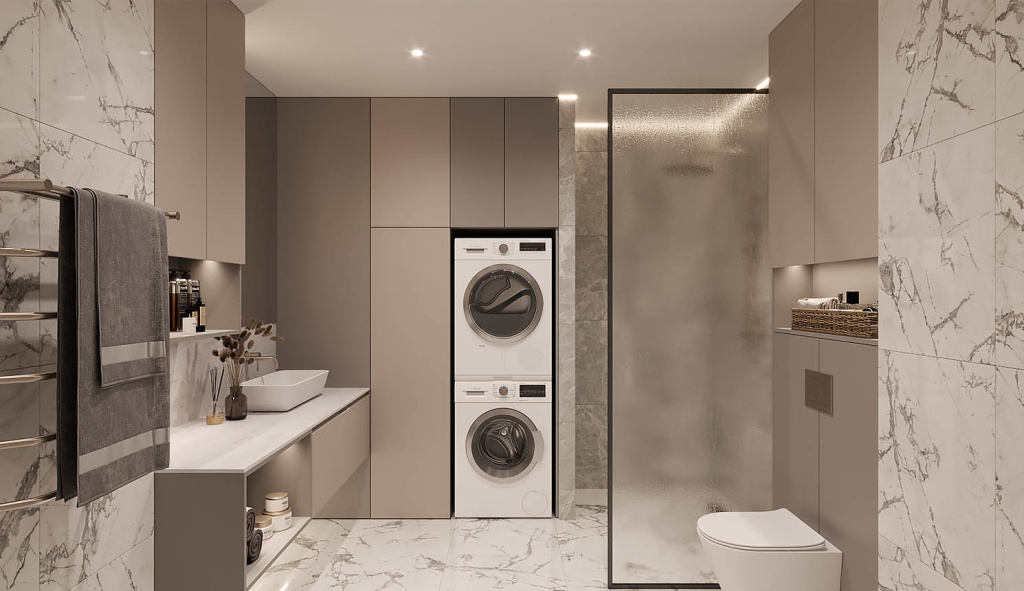 Тренды дизайна ванной комнаты 2025 года - фото №5