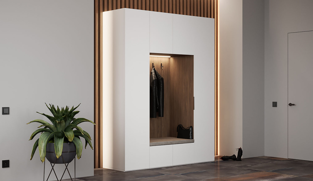 Полки против шкафов: что лучше для ванной, прихожей, кухни и спальни - фото №4