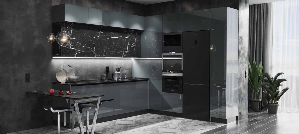 Материал фасадов для кухни — какой лучше? - фото №32