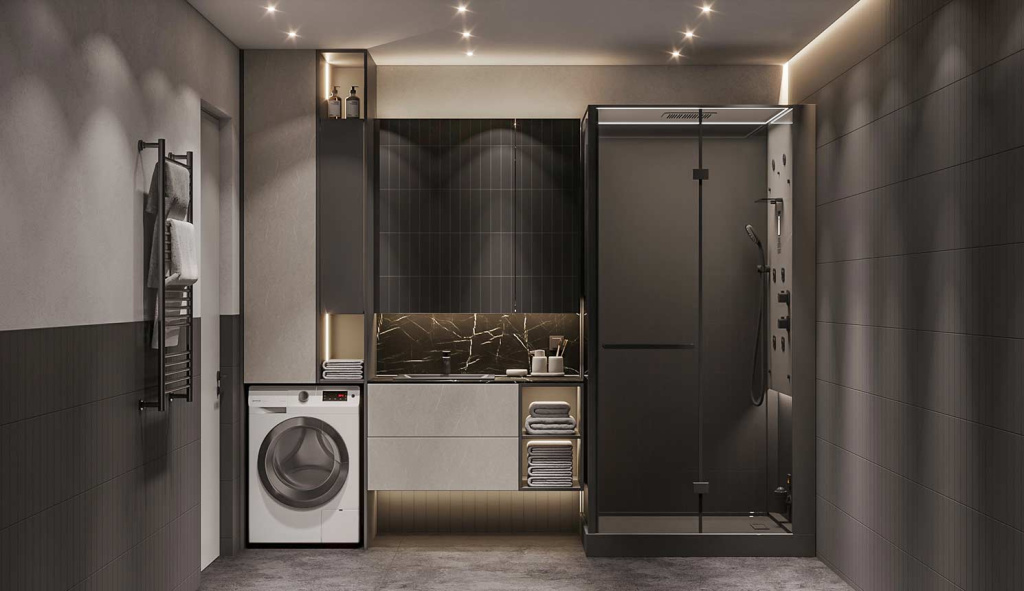 Ванная в стиле лофт: 50 фото и 50 идей - фото №37