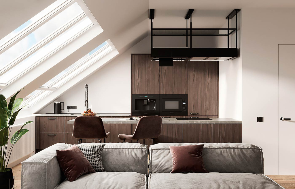 Дизайн кухни в частном доме — идеи для интерьера с фото - фото №13