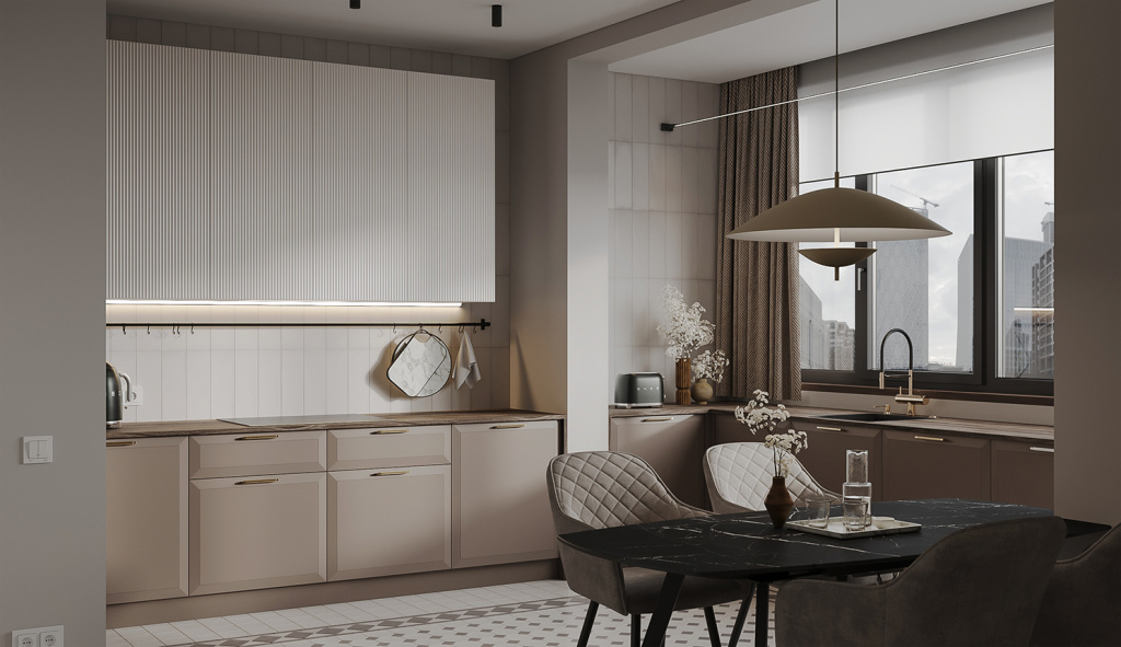 10 лайфхаков в дизайне маленькой кухни - фото №35