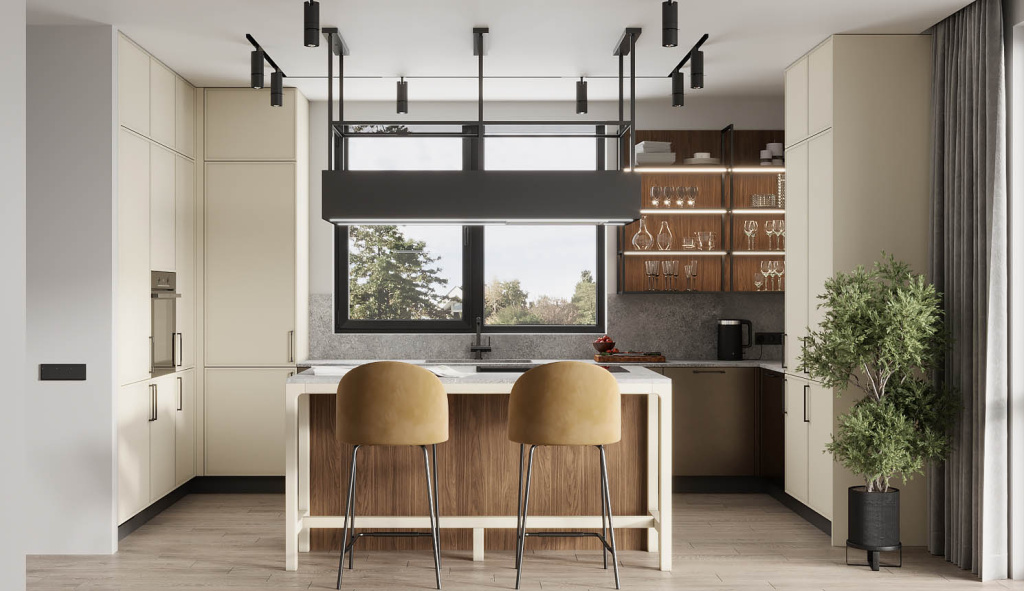 10 лайфхаков в дизайне маленькой кухни - фото №30