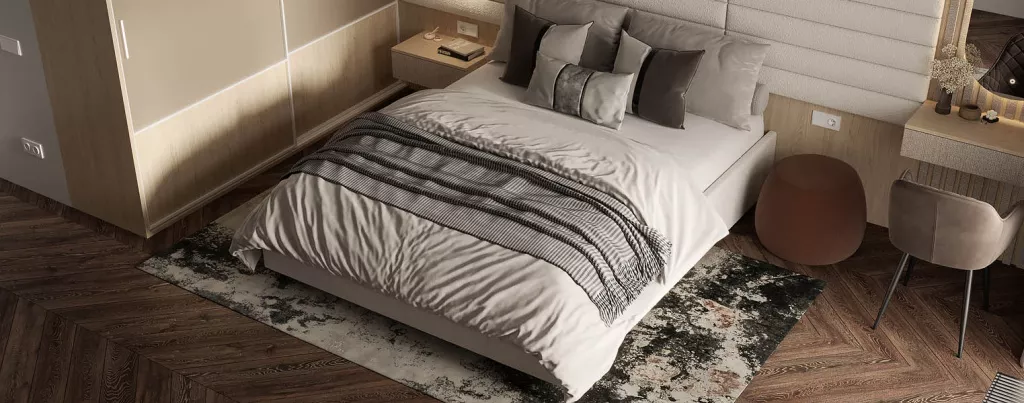 Технологии, минимализм и уют: тренды в дизайне современной спальни - фото №16