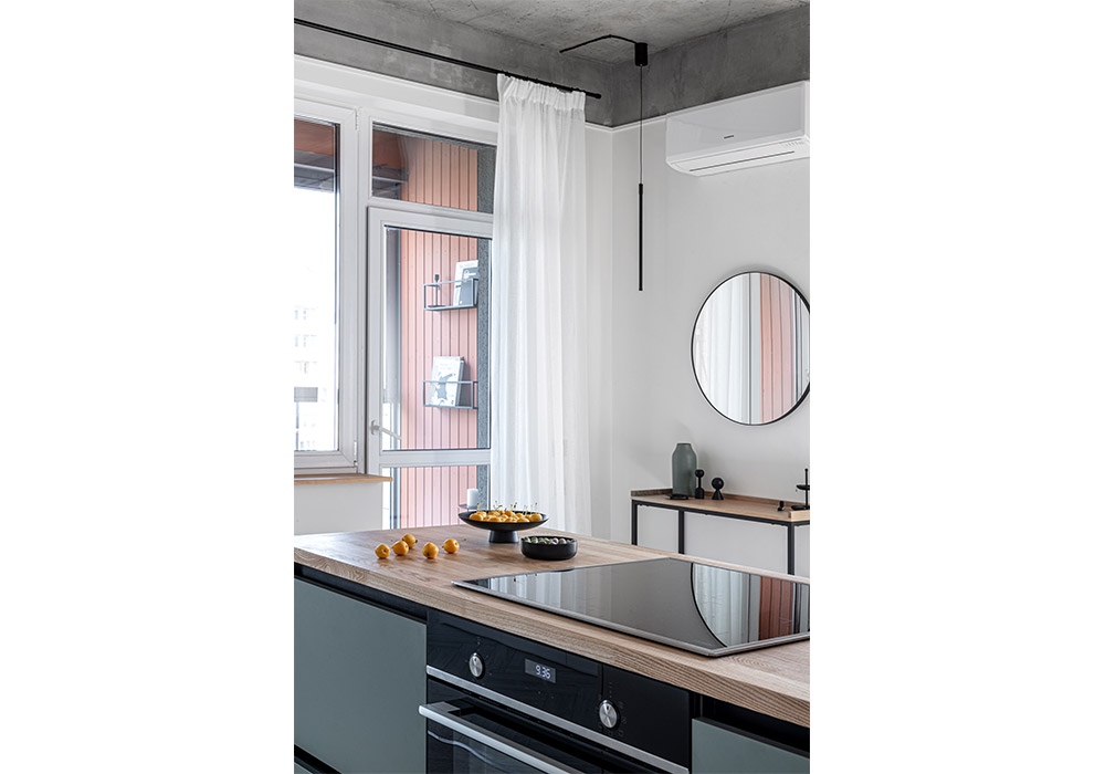 Северная сдержанность и южный темперамент в однокомнатной квартире - фото №10