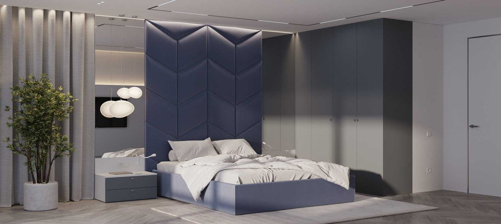 Как оформить спальню в 2024 году - фото №21