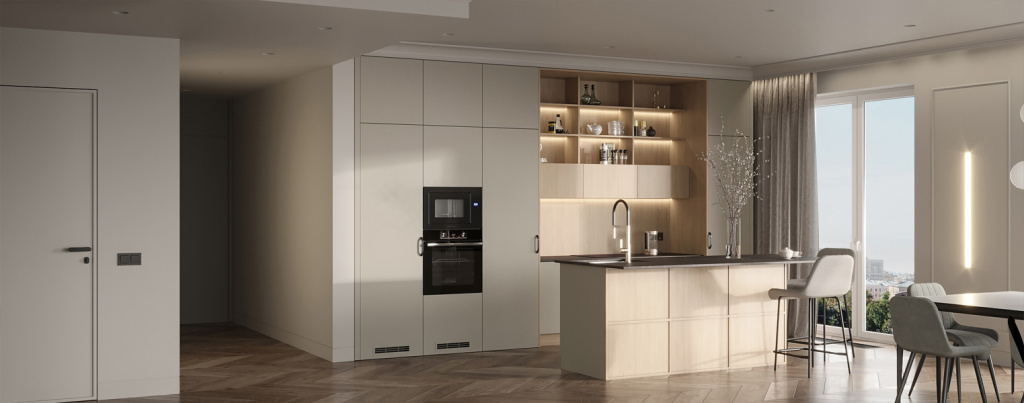 Петербургский дизайн: стильные кухни для белых ночей - фото №23