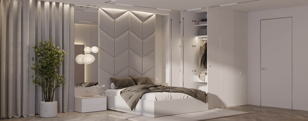 Как сделать красивую уютную спальню - фото №15