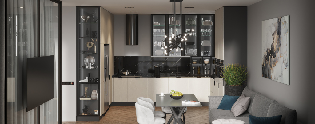 Кухня в стиле минимализм: тенденции дизайна - фото №42