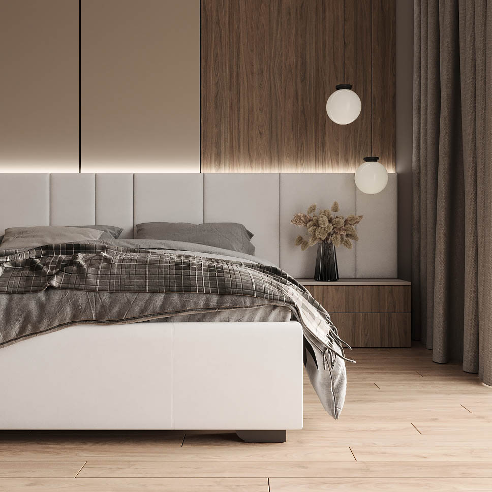 Модные тренды дизайна спальни - фото №19