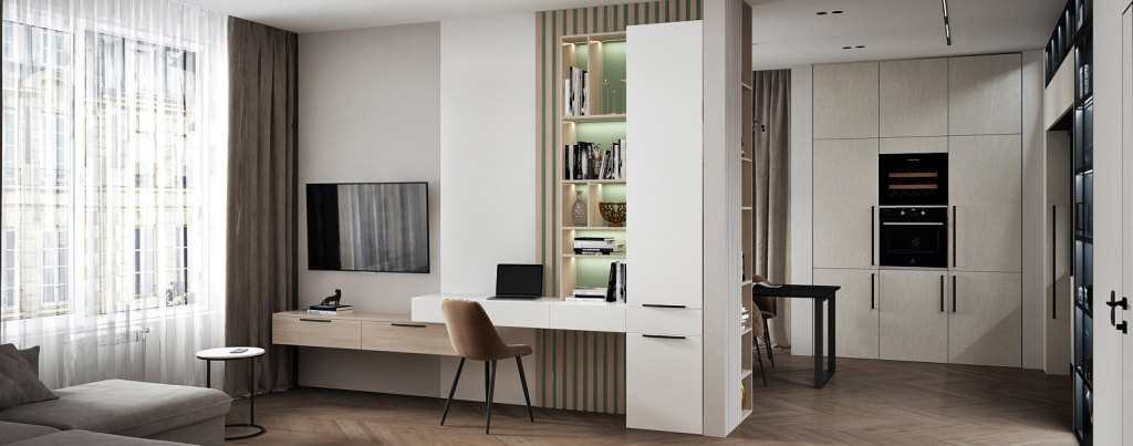 Стиль джапанди: дизайн интерьера современной квартиры - фото №7