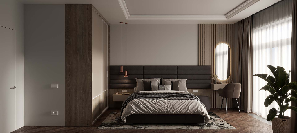 Модные тренды дизайна спальни - фото №10