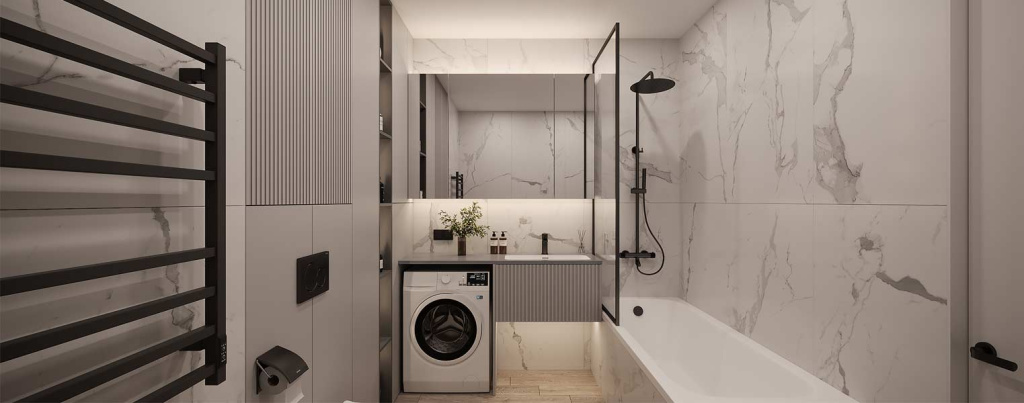 Ванная в стиле лофт: 50 фото и 50 идей - фото №28