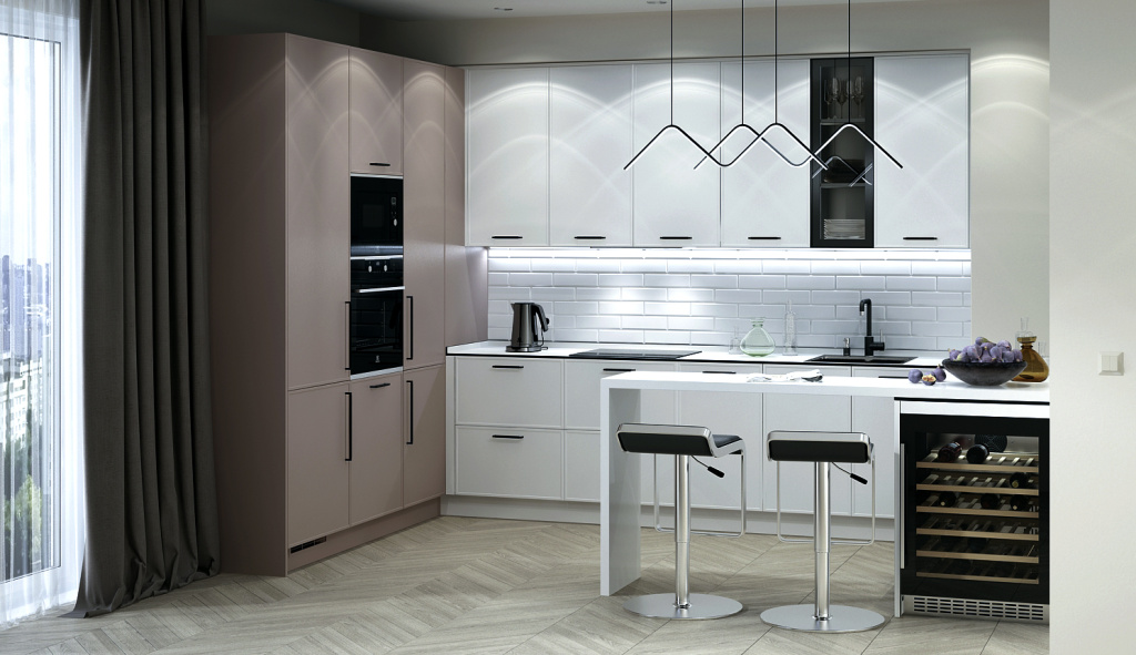 Топ-6 нестандартных кухонь: 47 фото в интерьере, современные решения - фото №36