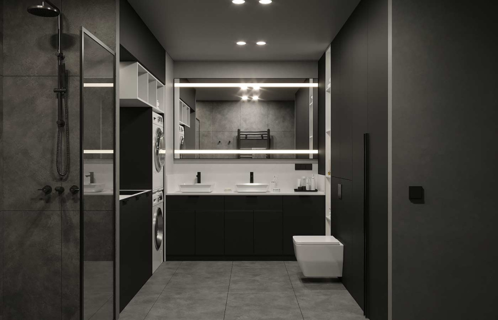 Ванная в стиле лофт: 50 фото и 50 идей - фото №12