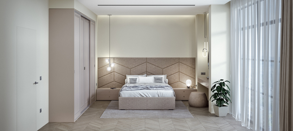 Модные тренды дизайна спальни - фото №11