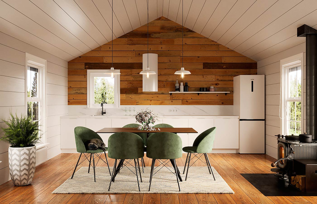 Дизайн кухни в частном доме — идеи для интерьера с фото - фото №30