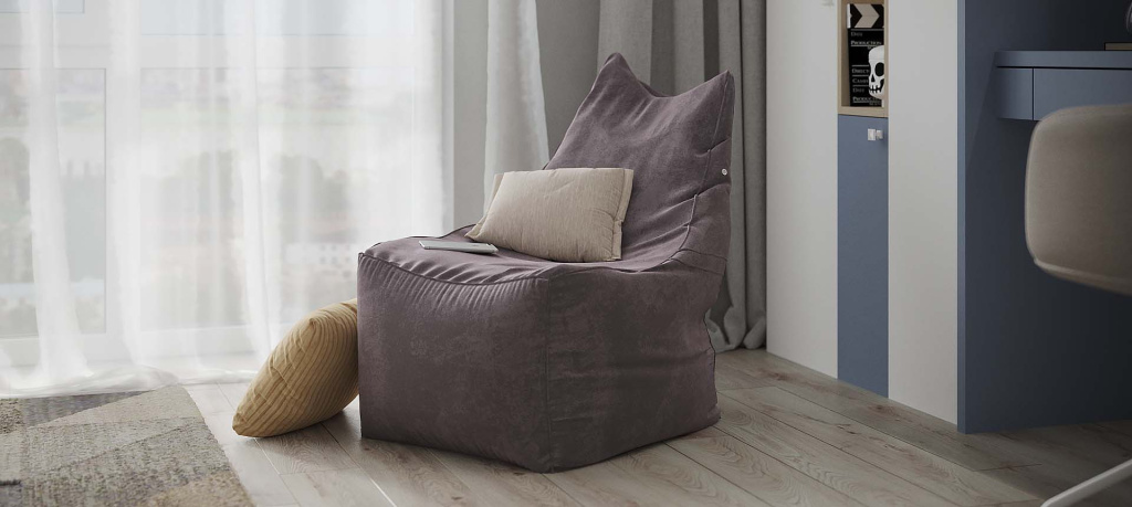 Модные пуфы, кресла и другие детали для стильного дизайна интерьера - фото №24