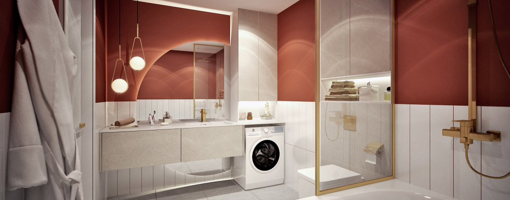 Освещение в ванной: как организовать, какие светильники выбрать, что учесть при подборе - фото №14