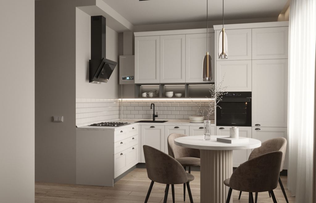 10 лайфхаков в дизайне маленькой кухни - фото №25