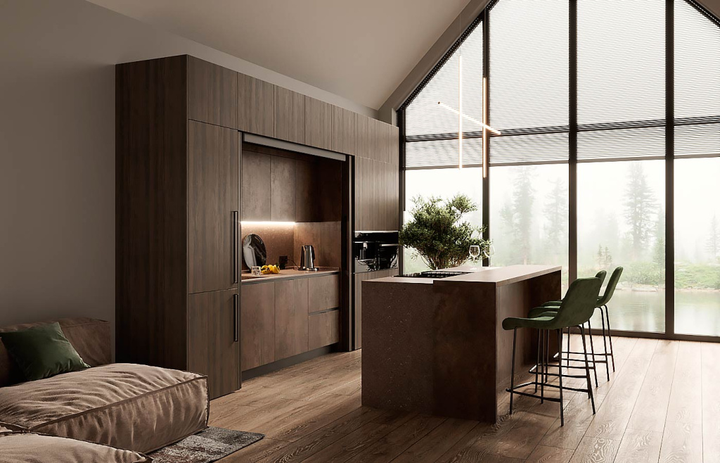 Дизайн кухни в частном доме — идеи для интерьера с фото - фото №26