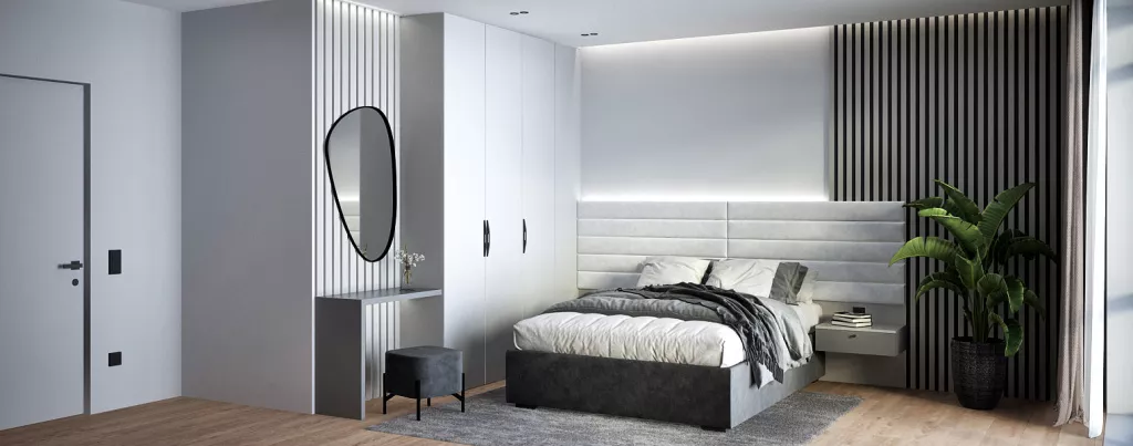 Технологии, минимализм и уют: тренды в дизайне современной спальни - фото №5