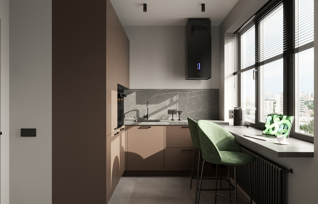 10 лайфхаков в дизайне маленькой кухни - фото №38