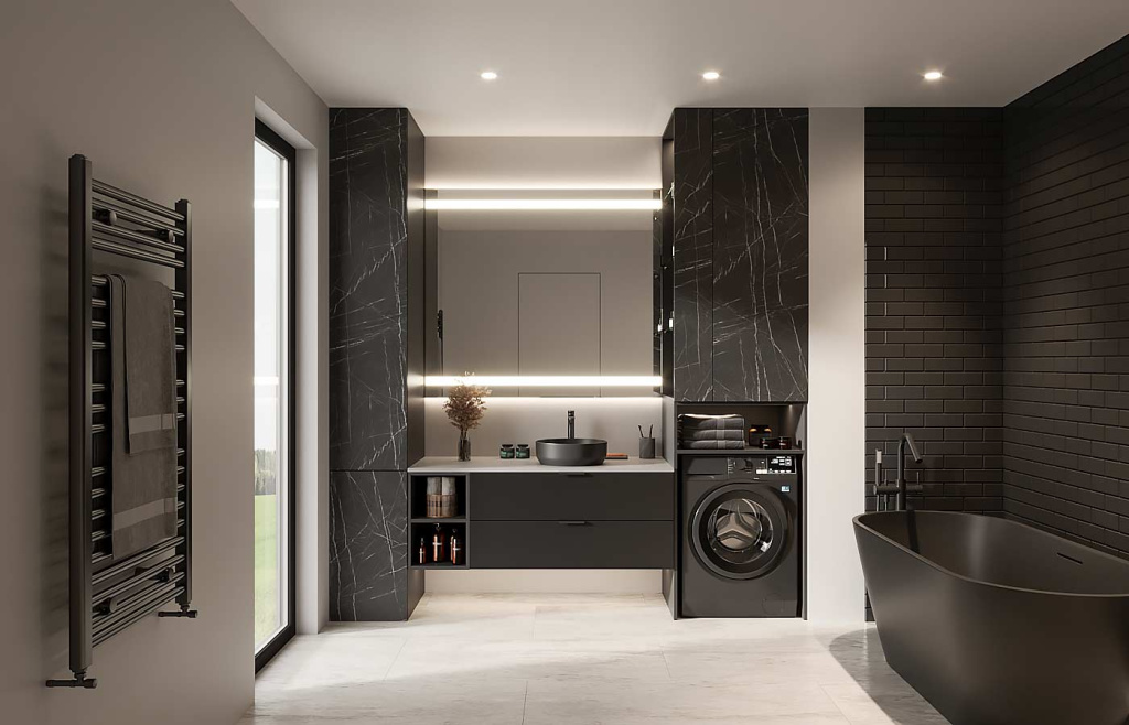 Ванная в стиле лофт: 50 фото и 50 идей - фото №20