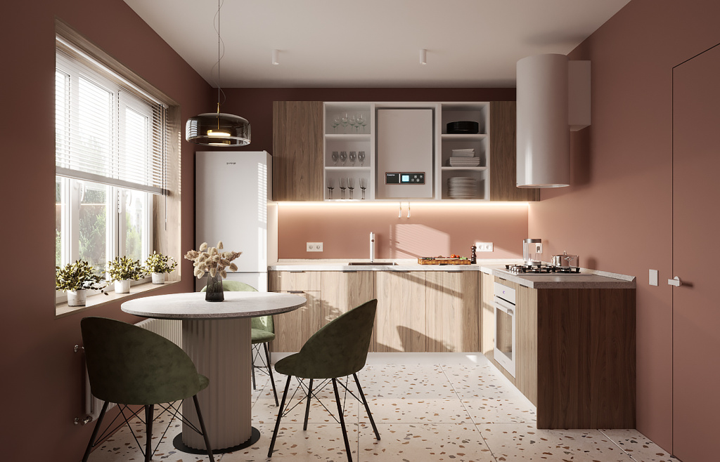 Топ-6 нестандартных кухонь: 47 фото в интерьере, современные решения - фото №41