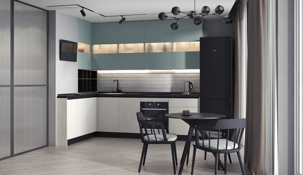 Кухня в стиле минимализм: тенденции дизайна - фото №37