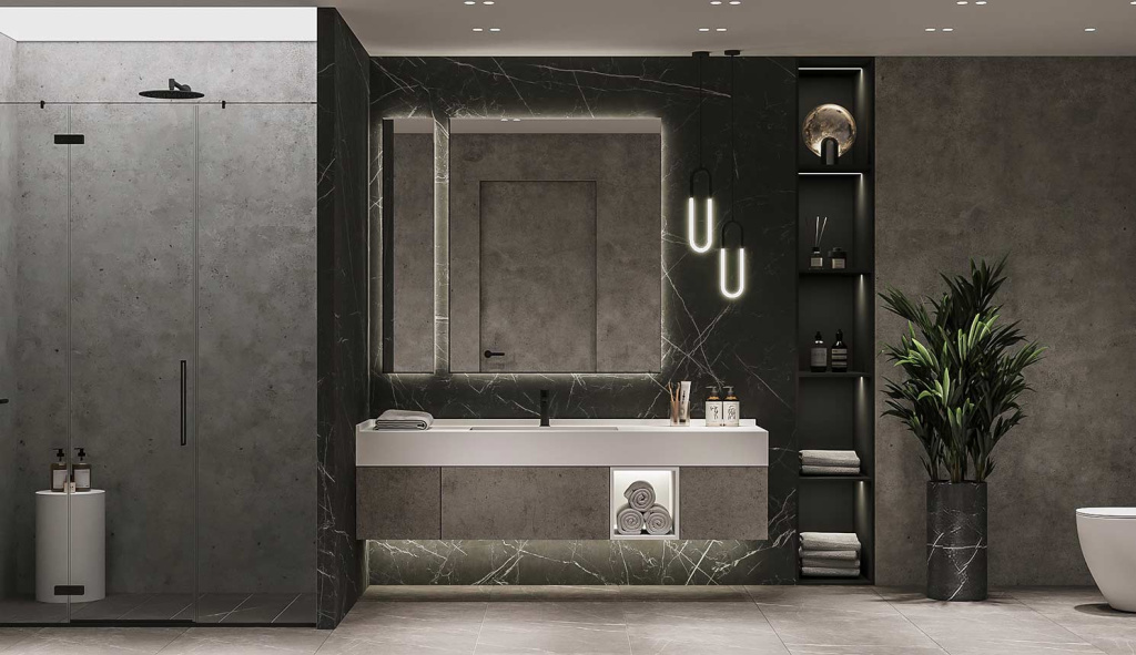 Ванная в стиле лофт: 50 фото и 50 идей - фото №45