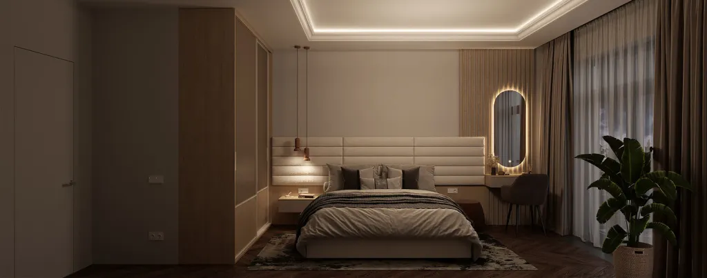 Как сделать красивую уютную спальню - фото №27