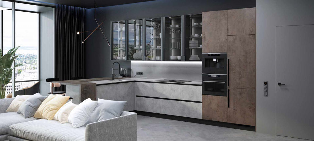 Высота, ширина и другие размеры барной стойки на кухню - фото 17