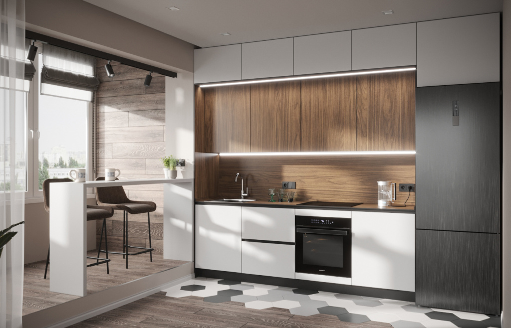 Кухня в стиле минимализм: тенденции дизайна - фото №54