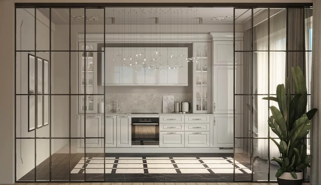 Дерево, стекло, металл: топ-20 сочетаний для современной кухни - фото №33