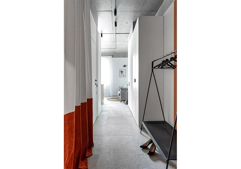 Северная сдержанность и южный темперамент в однокомнатной квартире - фото №24