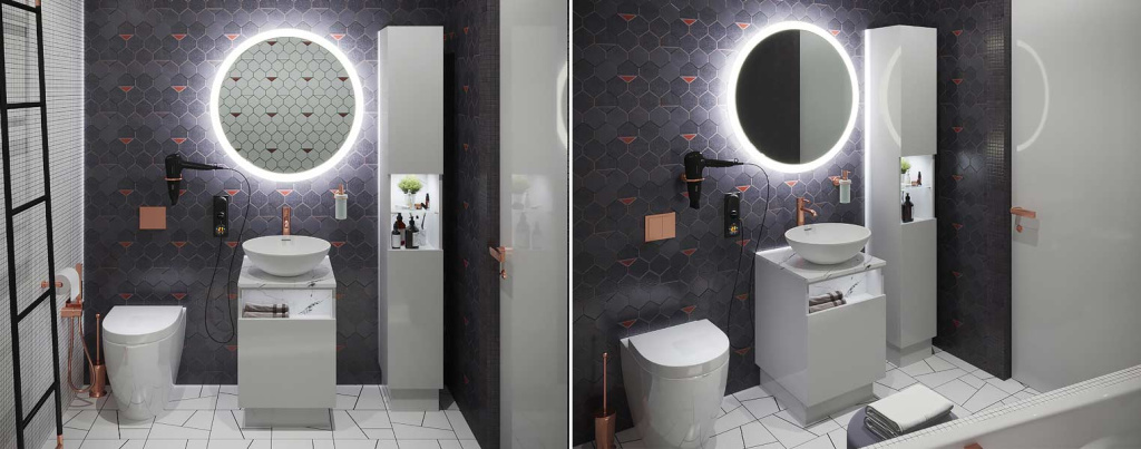 Ванная в стиле лофт: 50 фото и 50 идей - фото №23