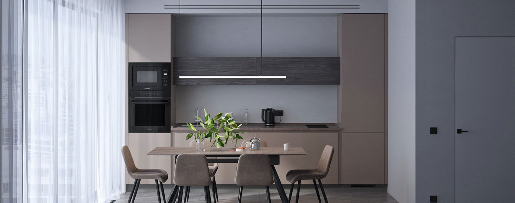 Кухня в загородном доме - фото №15