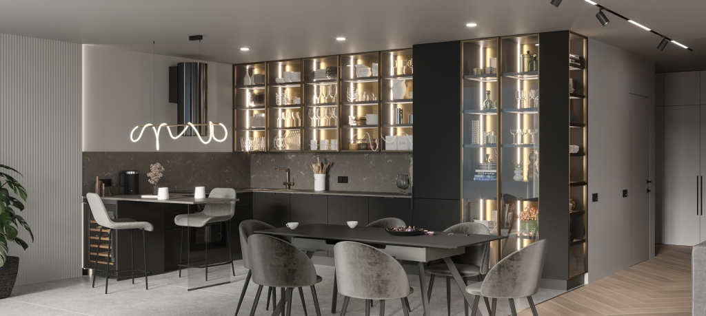 Кухня в стиле минимализм: тенденции дизайна - фото №7