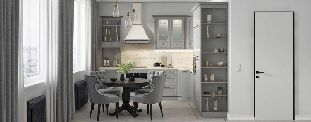 Дизайн кухни-гостиной: 50 фото и идеи совмещения интерьера - фото 23