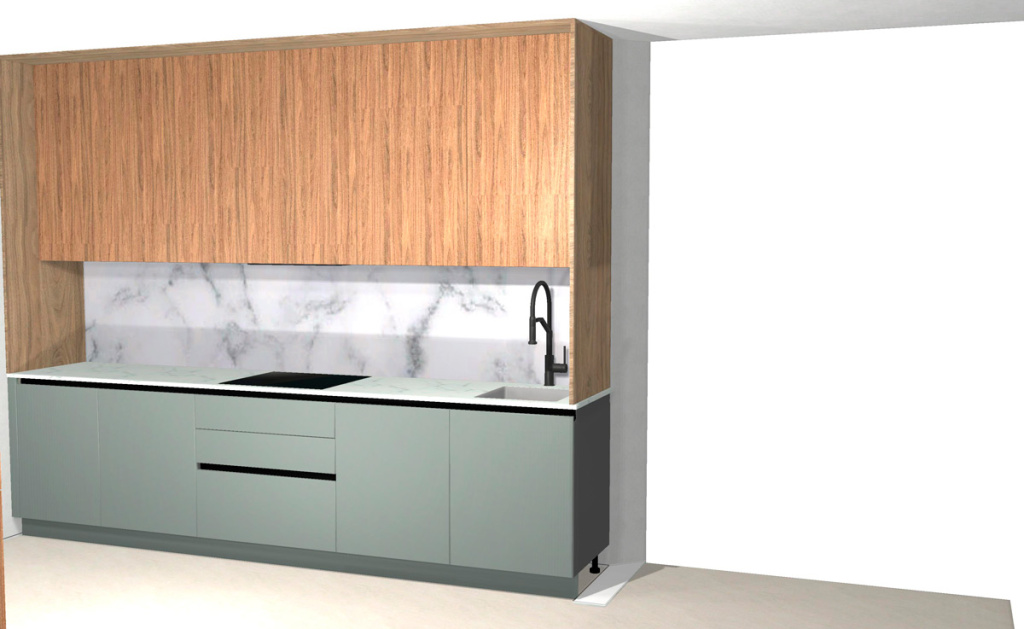 Кухня и вся мебель для большой семьи в просторной петербургской квартире - фото №2