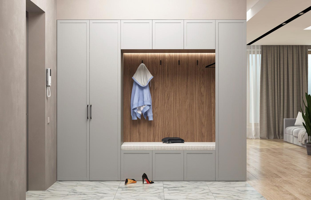 Идеи дизайна прихожей в скандинавском стиле - фото №8