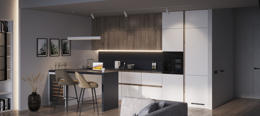 Топ-6 нестандартных кухонь: 47 фото в интерьере, современные решения - фото №31