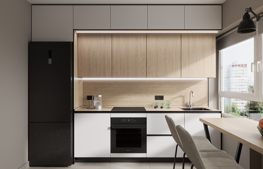 10 лайфхаков в дизайне маленькой кухни - фото №2