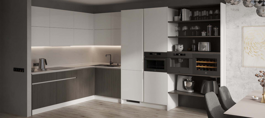 Кухни в стиле лофт: 100 фото дизайна интерьера - фото №12