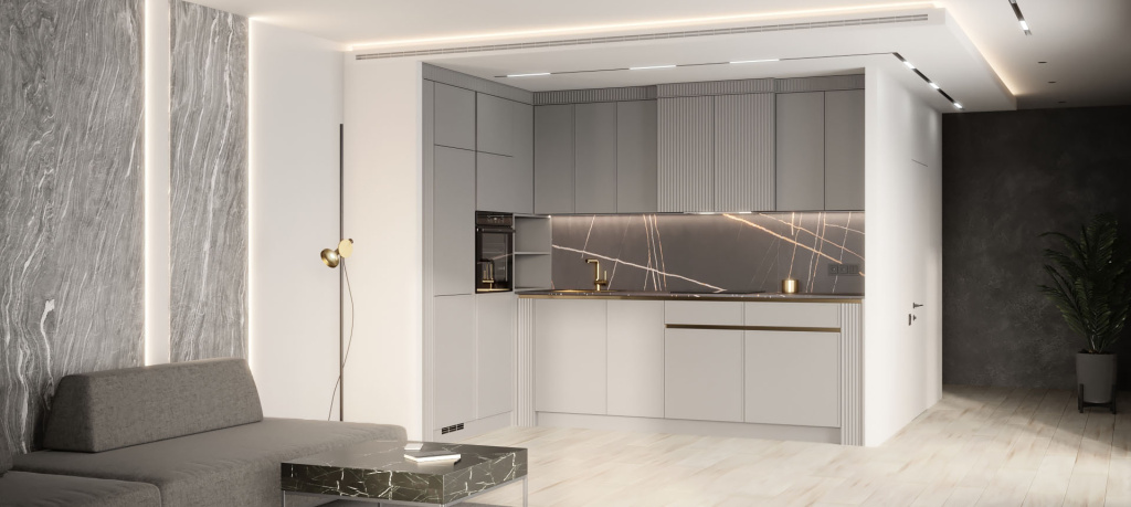 Кухня в загородном доме - фото №16